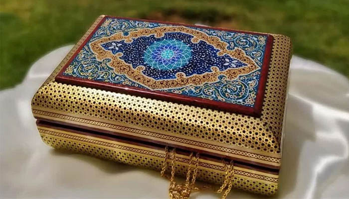 خرید جعبه طلا و جواهر خاتم کاری