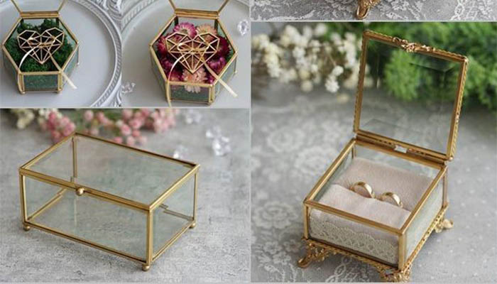 جعبه طلای شیشه ای